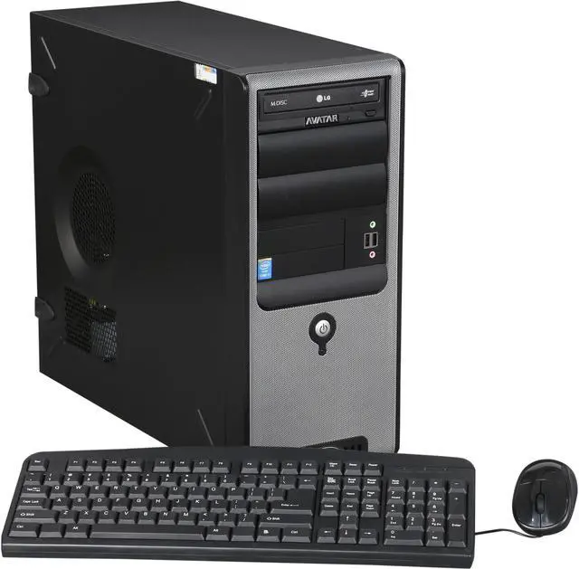 Main image of Avatar A-Workstation Mid-Tower ATX Server System Intel Core i7-4770 3.4GHz 4C/8T 16GB DDR3 1600 120G SDD (boot-up drive) 2TB SATAIII 7200RPM HDD Windows 7 professional (Media DVD included) WS I7-58K2200-SSD