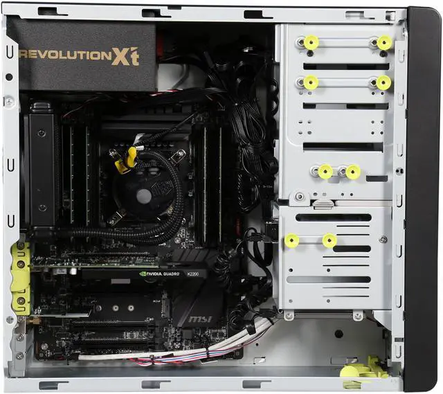 Alt view image 6 of 9 - Avatar A-Workstation Mid-Tower ATX Server System Intel Core i7-4770 3.4GHz 4C/8T 16GB DDR3 1600 120G SDD (boot-up drive) 2TB SATAIII 7200RPM HDD Windows 7 professional (Media DVD included) WS I7-58K2200-SSD