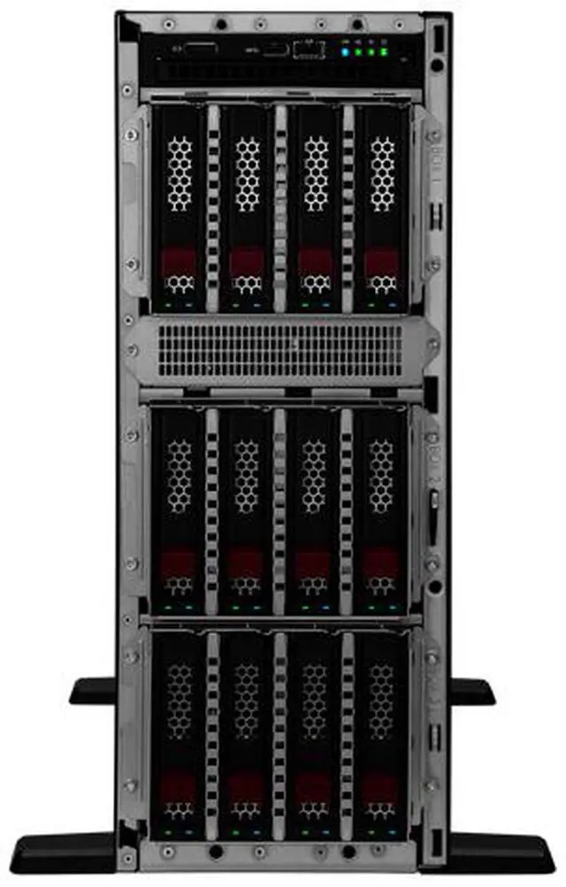 Alt view image 4 of 5 - HPE ProLiant ML350 Gen11 4510 2.4GHz 12-Core / 1x32G / 4LFF / 2x4TB SATA HDD / 1GbE / 2x800W PS Tower Server