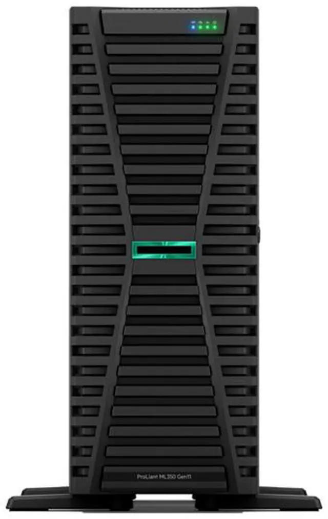 Main image of HPE ProLiant ML350 Gen11 4510 2.4GHz 12-Core / 1x32G / 4LFF / 2x4TB SATA HDD / 1GbE / 2x800W PS Tower Server