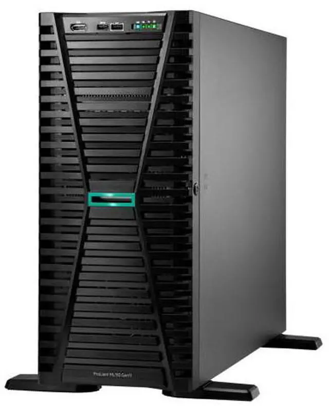 Alt view image 2 of 3 - HPE P84151-005 ProLiant ML110 Gen11 4510 2.4GHz 12-Core / 1x32GB / 8SFF / 2x480GB SATA SSD / 2x800W PS Tower Server