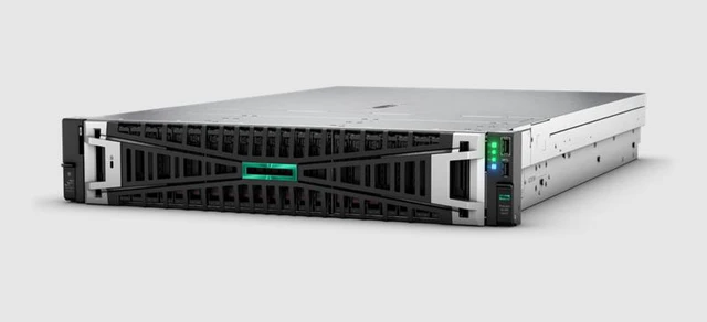 Alt view image 2 of 4 - HPE ProLiant DL385 Gen11 9124 3.0GHz 16-Core 1P 2x32GB-R 8SFF MR408i-o BCM5719 1GbE 2x480GB SATA SSD 2x800W PS Rack Server - P86277-005