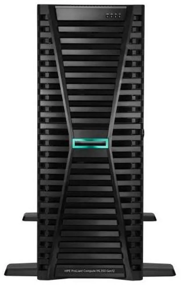 Alt view image 2 of 4 - HPE ProLiant ML350 Gen12 6515P 2.3GHz 16-Core 1P 1x64GB-R 8SFF MR408i-o BCM5719 1GbE 2x480GB SATA SSD 2x800W PS Tower Server