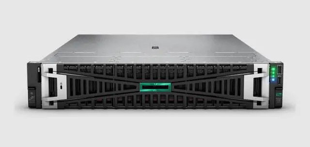 Main image of HPE ProLiant DL385 G11 Rack Server AMD EPYC 9005 Series 64 GB (2x32 GB, 6400 MT/s) HPE DDR5 Smart Memory No Hard Drive Hard Drive (Installed) P94957-005