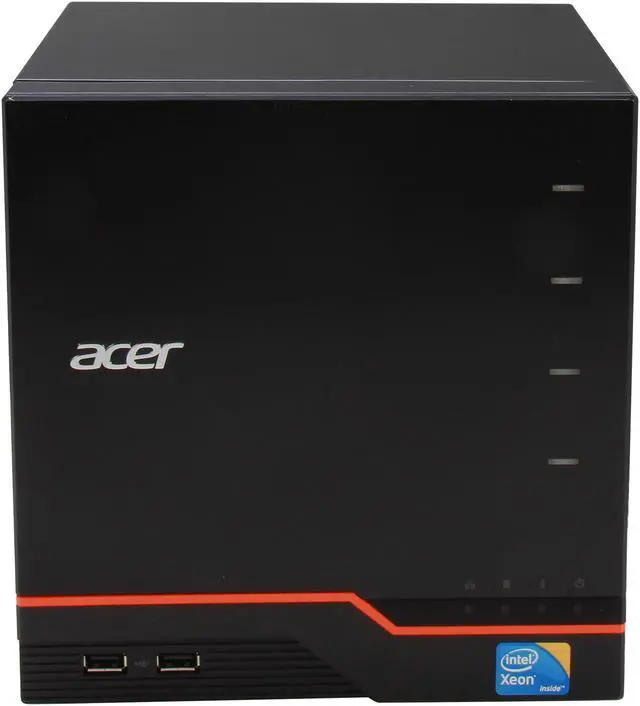 Alt view image 2 of 7 - acer AC100 MicroServer Server System Intel Xeon E3-1260L 2.4GHz 4C/8T 4GB DDR3 2 x 1TB 7200RPM ST.R7L11.001
