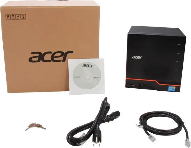 Alt view image 7 of 7 - acer AC100 MicroServer Server System Intel Xeon E3-1260L 2.4GHz 4C/8T 4GB DDR3 2 x 1TB 7200RPM ST.R7L11.001