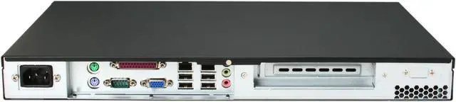 Alt view image 4 of 5 - Habey EPC-6566 1U Dual GbE Mini ITX Network Appliance/NVR/Server Barebone with Intel Atom D525 processor - OEM