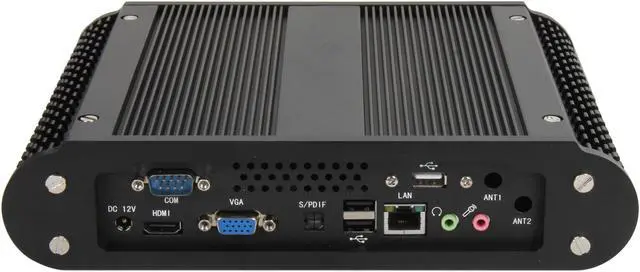 Alt view image 4 of 5 - Habey NVidia ION2 Embedded Fanless PC Intel Atom D525 1.80GHz Dual-Core DDR3 No Hard Drive BIS-6564 - OEM