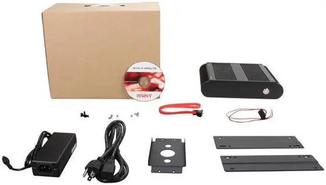 Alt view image 5 of 5 - Habey NVidia ION2 Embedded Fanless PC Intel Atom D525 1.80GHz Dual-Core DDR3 No Hard Drive BIS-6564 - OEM