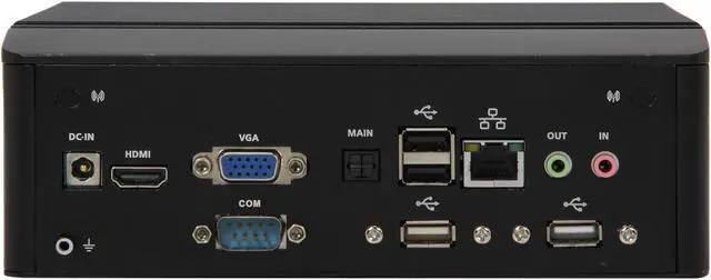 Alt view image 4 of 5 - Habey BIS-6761 Fanless Intel Celeron 857 1.20GHz with COM/Serial Port