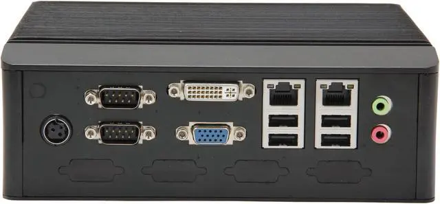 Alt view image 4 of 5 - Habey BIS-6636 Intel Atom D2550 1.86GHz Dual NIC Fanless Compact PC - OEM