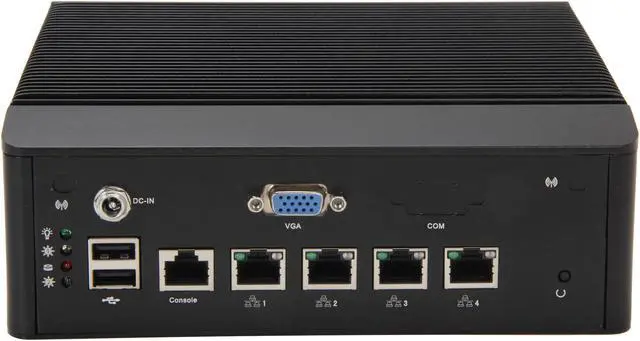 Alt view image 4 of 5 - Habey BIS-6634 Intel Atom N2800 Fanless 4 Gigabit Ethernet with Bypass Segment Server/Security/Network Appliance - OEM
