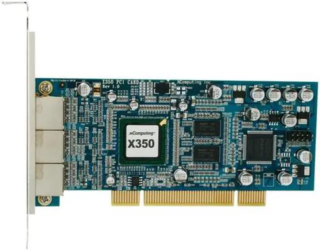 Alt view image 8 of 10 - NComputing X-Series Thin Client desktop virtualization kits Server System Windows and Linux
(refer to the support section of the NComputing website for the latest supported versions) X350