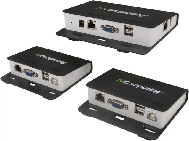 Main image of NComputing M300 3-in-1 Thin Client Kit for Virtual Desktops (Includes 3 client devices)