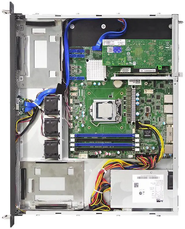 Alt view image 3 of 3 - ABS R1015E-4245P Rackmount 1U server Single 250W, 16GB Non ECC memory, 1TB NVMe SSD, 3 years warranty