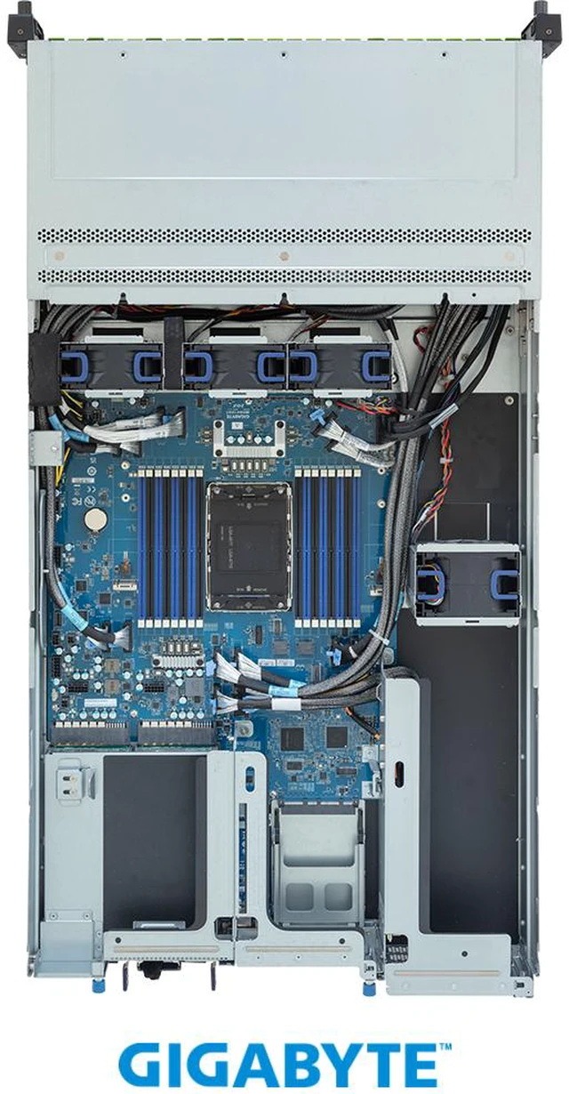 Alt view image 4 of 5 - Single-socket Intel Xeon 6 enterprise server optimized for virtualization, database, AI inference, and mission-critical workloads with high-capacity memory, redundant power and enterprise NVMe storage