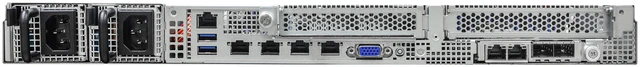Alt view image 3 of 5 - Single AMD EPYC 9355 32-core server with 192GB DDR5-5600 ECC memory, dual 500GB NVMe M.2 SSDs, dual 1.92TB enterprise SATA SSDs, dual 10GbE, and redundant 1000W Platinum power.