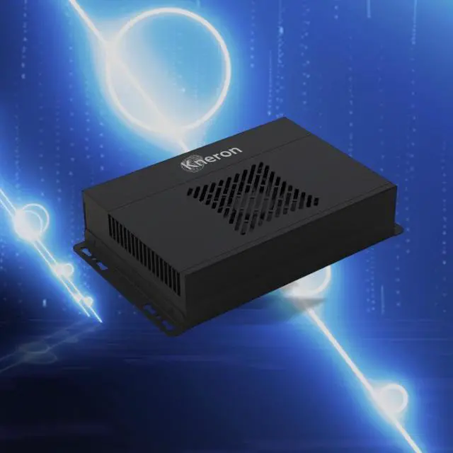 Main image of Kneron KNEO 300 Edge AI Server Box, 8-core A53 2.0GHz CPU, 30 TOPS (INT8) NPU, 16GB LPDDR4, 64GB eMMC, Power DC12V AC100-240V 50-60Hz, Operating System Ubuntu, RS232, RS485, 2 x Ethernet (1000Mbps)