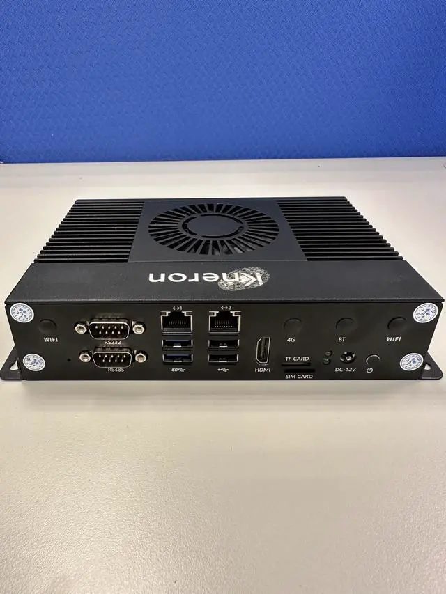 Alt view image 6 of 9 - Kneron KNEO 300 Edge AI Server Box, 8-core A53 2.0GHz CPU, 30 TOPS (INT8) NPU, 16GB LPDDR4, 64GB eMMC, Power DC12V AC100-240V 50-60Hz, Operating System Ubuntu, RS232, RS485, 2 x Ethernet (1000Mbps)