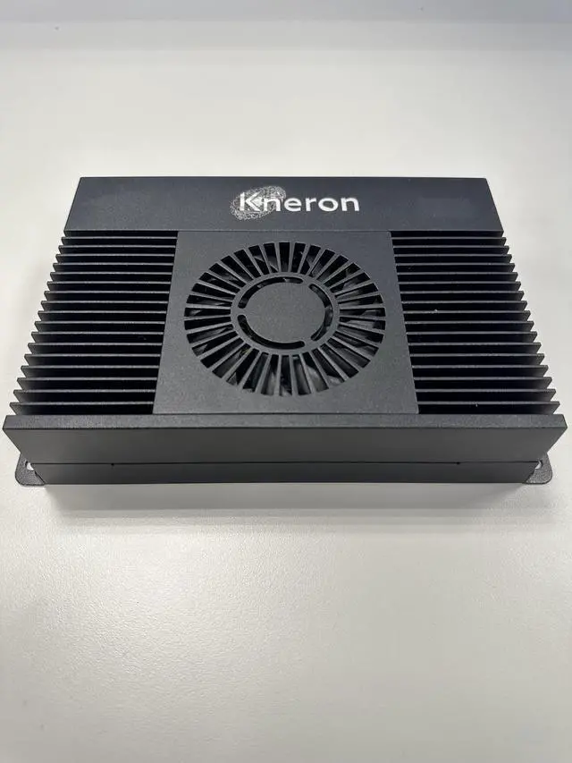 Alt view image 7 of 9 - Kneron KNEO 300 Edge AI Server Box, 8-core A53 2.0GHz CPU, 30 TOPS (INT8) NPU, 16GB LPDDR4, 64GB eMMC, Power DC12V AC100-240V 50-60Hz, Operating System Ubuntu, RS232, RS485, 2 x Ethernet (1000Mbps)