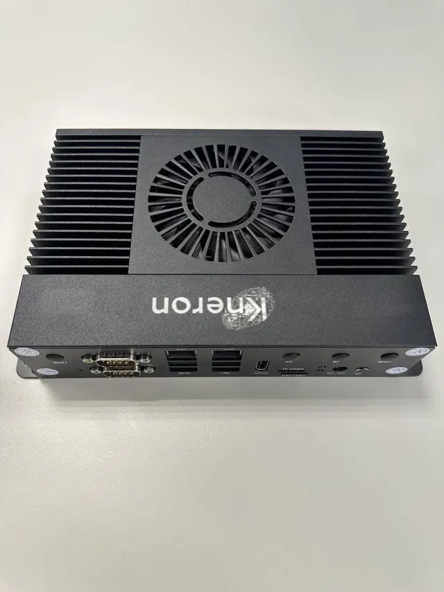 Alt view image 8 of 9 - Kneron KNEO 300 Edge AI Server Box, 8-core A53 2.0GHz CPU, 30 TOPS (INT8) NPU, 16GB LPDDR4, 64GB eMMC, Power DC12V AC100-240V 50-60Hz, Operating System Ubuntu, RS232, RS485, 2 x Ethernet (1000Mbps)