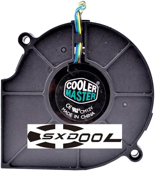 Alt view image 2 of 4 - Original FD7015H12D 12V 0.43A dual ball high air volume IU server blower fan FIRSTDO 7 cm 7515 turbo fan dual ball 4-wire PWM speed control