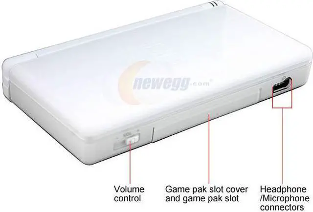 Alt view image 4 of 14 - Nintendo DS Lite Polar White