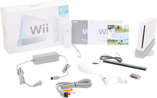 Alt view image 5 of 5 - Nintendo Wii Console White