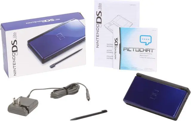 Alt view image 7 of 7 - Nintendo DS Lite Cobalt & Black