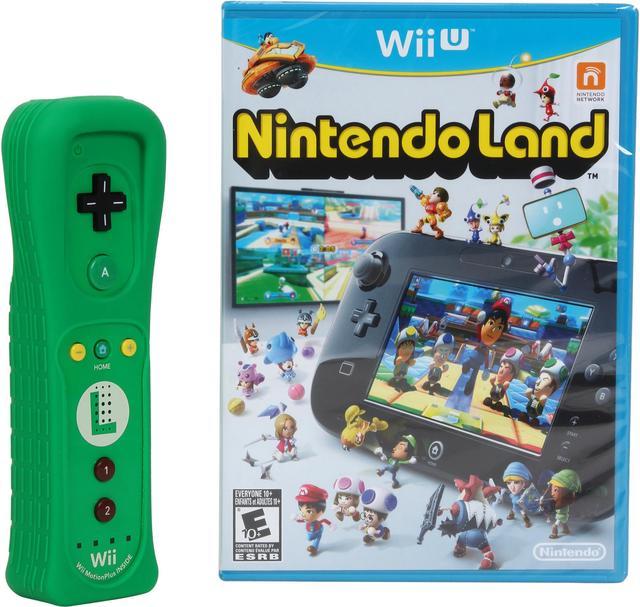 Open Box: Nintendo Luigi Wii U Remote Bundle w/ Nintendo Land 