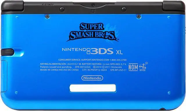 Alt view image 7 of 8 - Nintendo 3DS XL - Blue Super Smash Bros. Edition