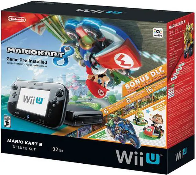 Main image of Nintendo Mario Kart 8 Wii U 32GB Deluxe Edition Black