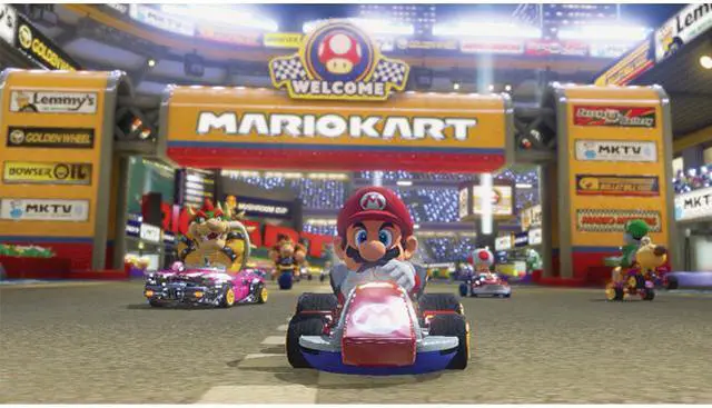 Alt view image 3 of 6 - Nintendo Mario Kart 8 Wii U 32GB Deluxe Edition Black