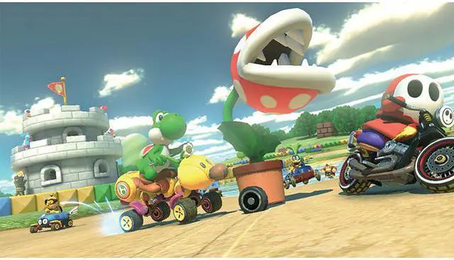 Alt view image 4 of 6 - Nintendo Mario Kart 8 Wii U 32GB Deluxe Edition Black
