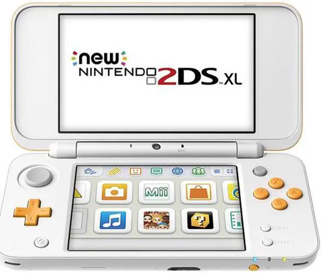 Main image of Nintendo New 2DS XL Game Console - White + Orange