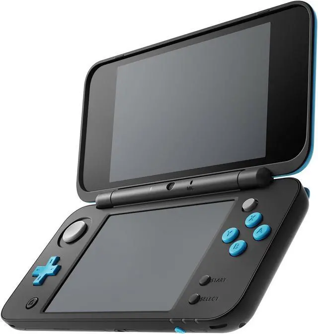 Alt view image 4 of 6 - New Nintendo 2DS XL - Black + Turquoise with Mario Kart 7 Pre-installed