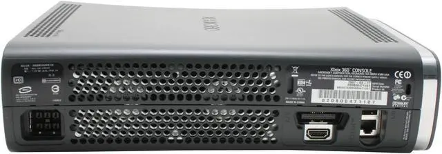 Alt view image 6 of 15 - Microsoft Xbox 360 Elite 120 GB Hard Drive Black