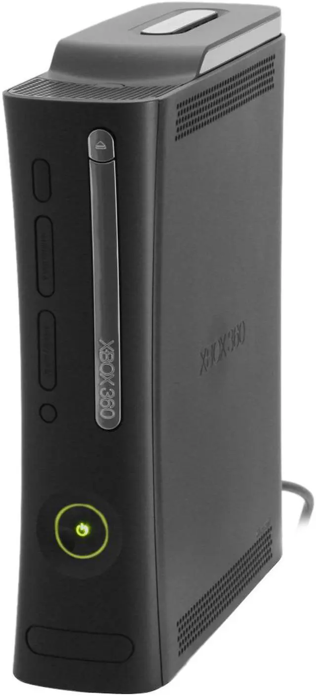 Alt view image 2 of 19 - Microsoft Xbox 360 Elite w/2 Games 120 GB Hard Drive Black