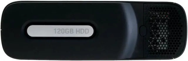 Alt view image 8 of 19 - Microsoft Xbox 360 Elite w/2 Games 120 GB Hard Drive Black