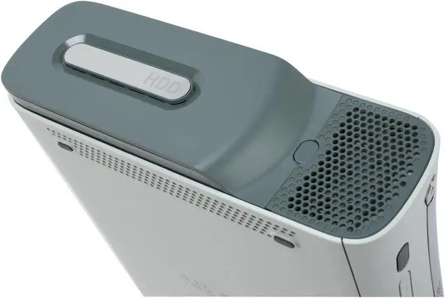 Alt view image 5 of 10 - Microsoft Xbox 360 Pro Bundle 20 GB Hard drive White