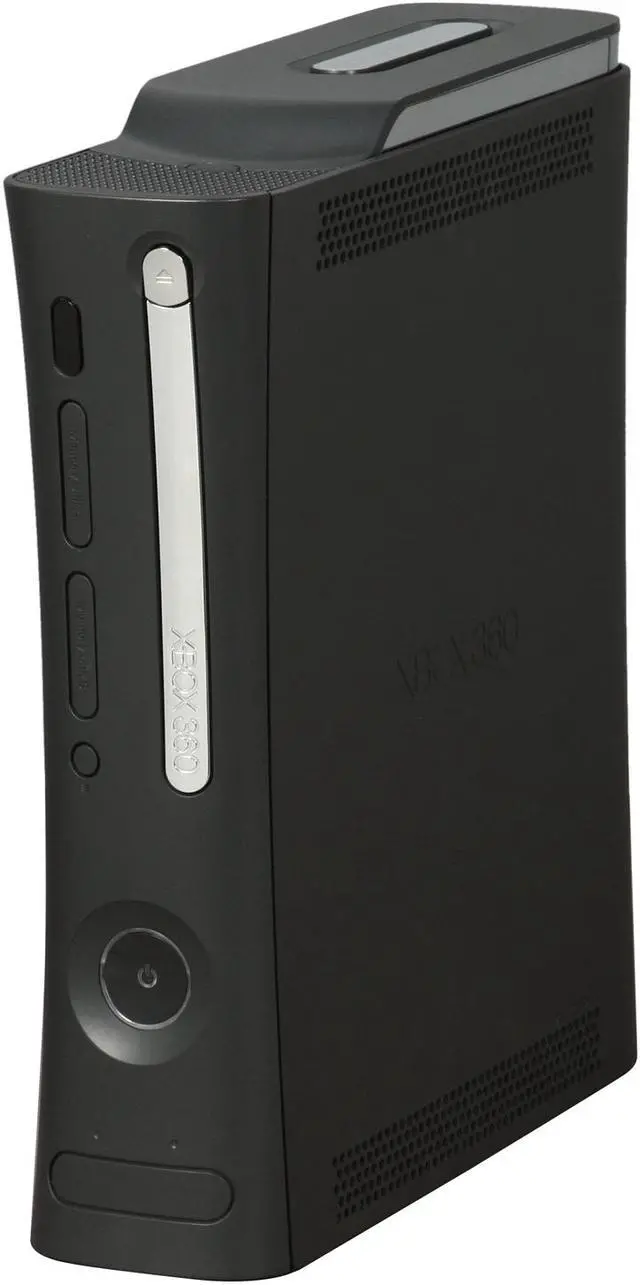 Alt view image 2 of 8 - Microsoft Xbox 360 Elite 120GB Black complete set w/ headset