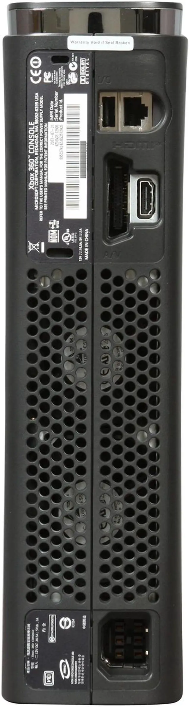 Alt view image 5 of 8 - Microsoft Xbox 360 Elite 120GB Black complete set w/ headset