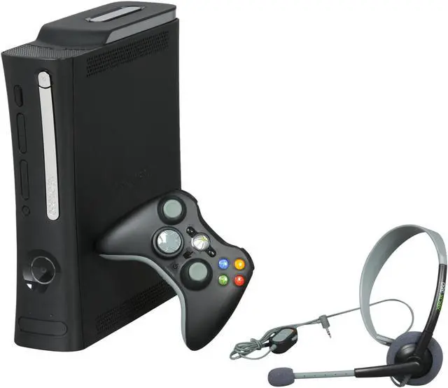 Alt view image 2 of 8 - Microsoft Xbox 360 Elite 120 GB Hard Drive Black