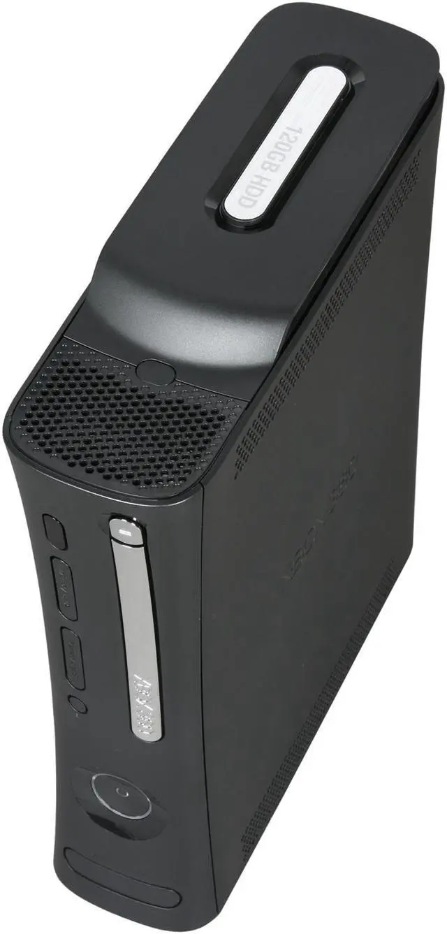 Alt view image 6 of 8 - Microsoft Xbox 360 Elite 120 GB Hard Drive Black