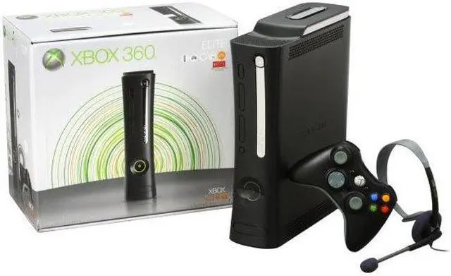 Alt view image 2 of 3 - Microsoft Xbox 360 Elite 120 GB Hard Drive Black