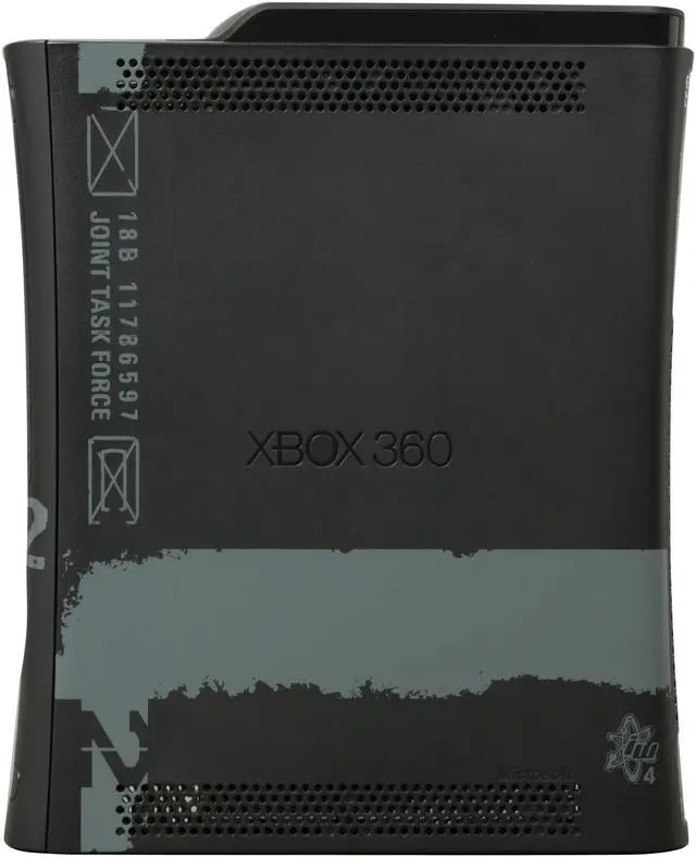 Alt view image 6 of 9 - Microsoft Xbox 360 Elite Call of Duty Modern Warfare 2 Limited Edition Bundle