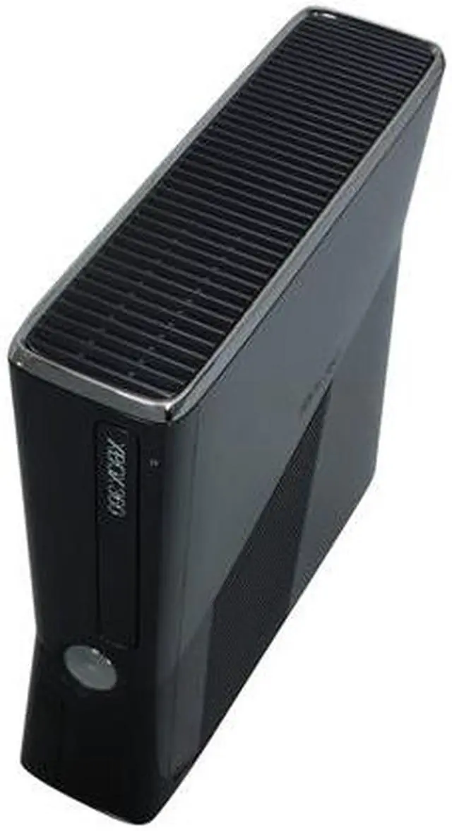 Alt view image 5 of 7 - Microsoft Xbox 360  (New Design) 250 GB Hard Drive Black