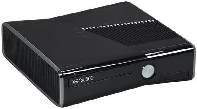 Alt view image 6 of 7 - Microsoft Xbox 360  (New Design) 250 GB Hard Drive Black