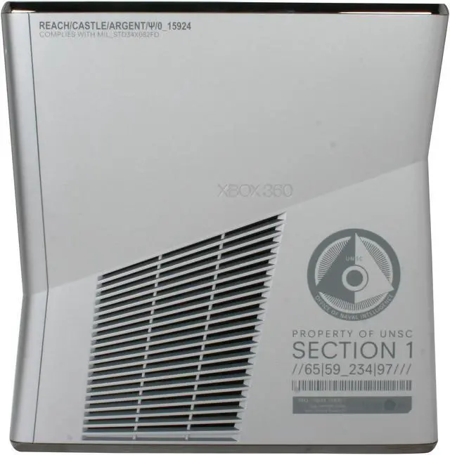 Alt view image 3 of 6 - Microsoft Halo Reach Xbox 360 Limited Edition Bundle 250 GB HD Silver