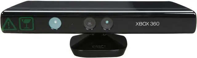 Alt view image 6 of 9 - Microsoft Xbox 360 Kinect Bundle 4 GB Black